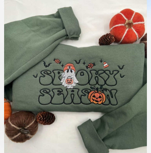 Spooky Season Embroidery Design